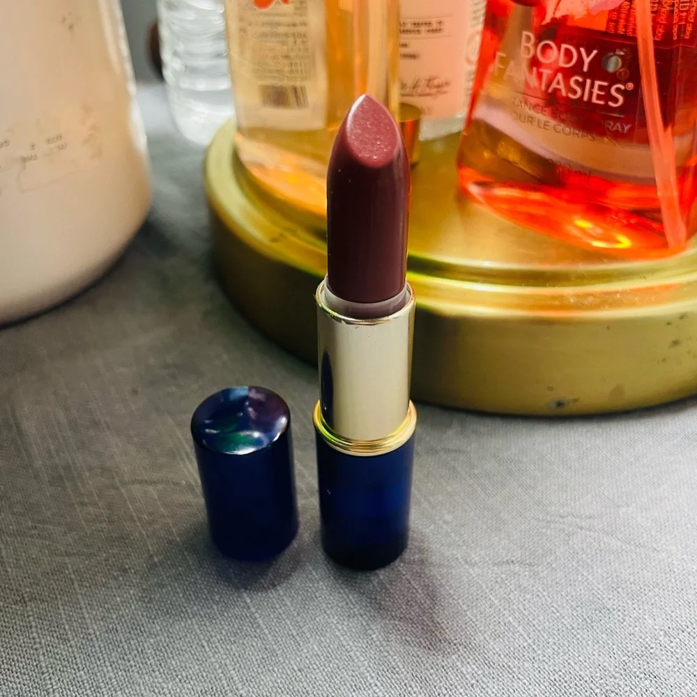 DISCONTINUED Estee Lauder All Day Lipstick HK PLUMWOOD GWP Size RARE Blue Tube